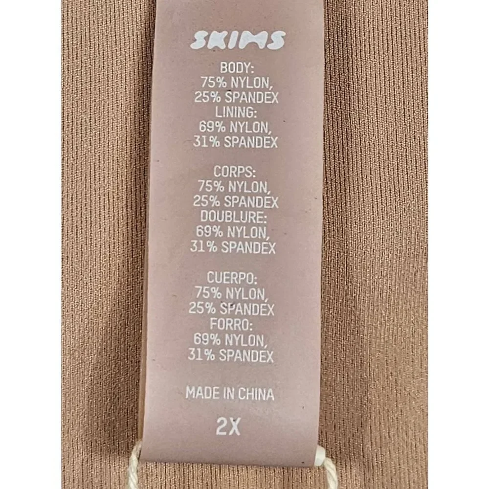 Skims bandeau swim top Nwt